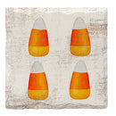 Halloween Watercolor Candy Corn | Drink Coaster Set