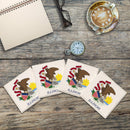 Illinois State Flag |Drink Coaster Set