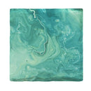 Green Swirl Marbling |Drink Coaster Set