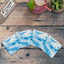 Ocean Blue Marbling | Drink Coaster Set