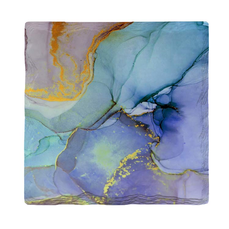 Abyss Marbling | Drink Coaster Set