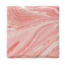 Red & White Marbling | Drink Coaster Set