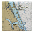 Jensen Beach, Florida Map |Drink Coaster Set