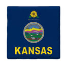 Kansas State Flag |Drink Coaster Set