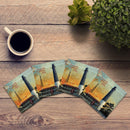 Pensacola Lighthouse, Florida Dark|Drink Coaster Set