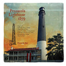 Pensacola Lighthouse, Florida Dark|Drink Coaster Set
