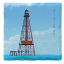 Sombrero Key Lighthouse, Florida |Drink Coaster Set