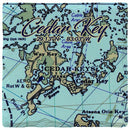 Cedar Key NOAA Chart Map Coaster Set