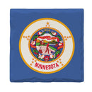 Minnesota State Flag |Drink Coaster Set