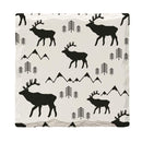 Elk & Mountain Pattern |Drink Coaster Set