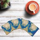 Solomons Island, Maryland Map Coasters | Drink Coaster Set of 4 | Absorbent Ridged Ceramic with Cork Backing