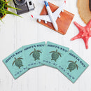 Siesta Key, Florida w/ Sea Turtle |Drink Coaster Set