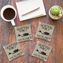 Customizable Mermaid Latitude Longitude | Drink Coasters