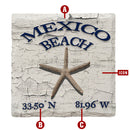 Customizable Coastal Latitude Longitude | Drink Coasters