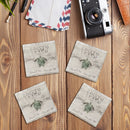 Customizable Coastal Latitude Longitude | Drink Coasters