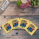New Jersey State Flag |Drink Coaster Set