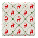 Holiday Christmas Reindeer Pattern | Drink Coaster Set