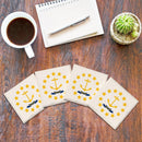 Rhode Island State Flag | Drink Coaster Set
