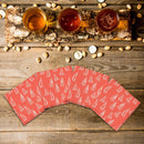 Coral Sailboat Pattern | Drink Coaster Set