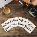 Caffeine Queen Drink Coaster Set