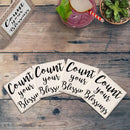 Count Your Blessings Drink Coaster Set
