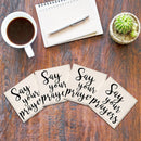Say Your Prayers Drink Coaster Set