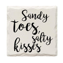 Sandy Toes, Salty Kisses Drink Coaster Set