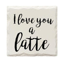 I Love You A Latte Drink Coaster Set