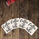 Coffee Before Talkie Drink Coaster Set