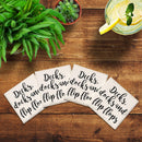 Decks, Docks and Flip Flops Drink Coaster Set