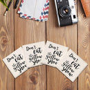 Don't Eat The Yellow Snow Drink Coaster Set