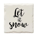 Let It Snow Drink Coaster Set