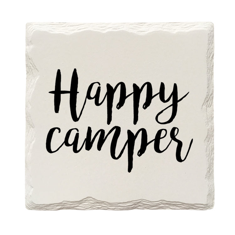 Happy Camper Drink Coaster Set