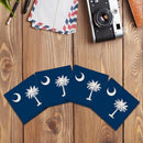 South Carolina State Flag | Drink Coaster Set