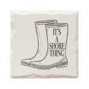 It's A Shore Thing Boots Drink Coaster Set