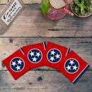 Tennessee State Flag | Drink Coaster Set