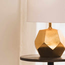 Coleford Gold Geometric Table Lamp