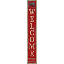 Welcome Cook Forest State Park Black Bear Red Latitude Longitude | Wall Art Print on Real Wood