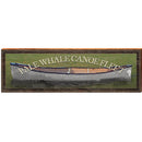 Pale Whale Canoe Fleet | Wall Art Print on Real Wood