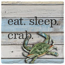 Eat. Sleep. Crab. Coaster Set