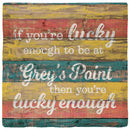 Lucky Enough Grey's Point Coaster Set