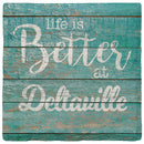 Life is Better Deltaville Coaster Set