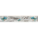Diggs, VA Triple Blue Crab Grey Latitude Longitude | Wall Art Print on Real Wood