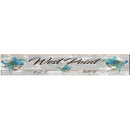 West Point Triple Blue Crab Latitude Longitude | Wall Art Print on Real Wood