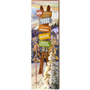 Welcome to Winter Park Directional | Wall Art Print on Real Wood