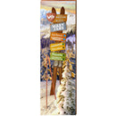 Welcome to Winter Park Directional | Wall Art Print on Real Wood