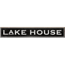 Lake House Black Sign | Wall Art Print on Real Wood