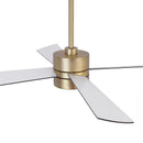 52 Inch Bucholz Industrial Dimmable RGB LED Ceiling Fan with Remote and APP Control