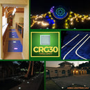 CRG30 Low Voltage In Ground RGB or WW LED Brick Paver Light Square IP67 Waterproof