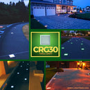 CRG30 Low Voltage In Ground RGB or WW LED Brick Paver Light Square IP67 Waterproof